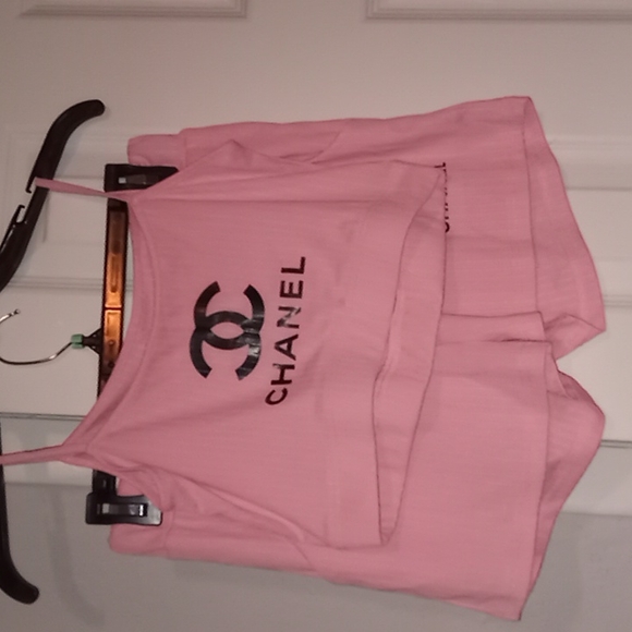 3 picec set pink 95% Polyester and 5% Spandex size L - Picture 3 of 4